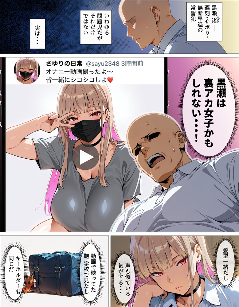 教え子ギャルの裏アカを見つけた話〜竿役契約から始まるガチ恋堕ちSEX